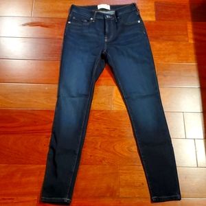 Everlane Blue jeans orange contrast stitching